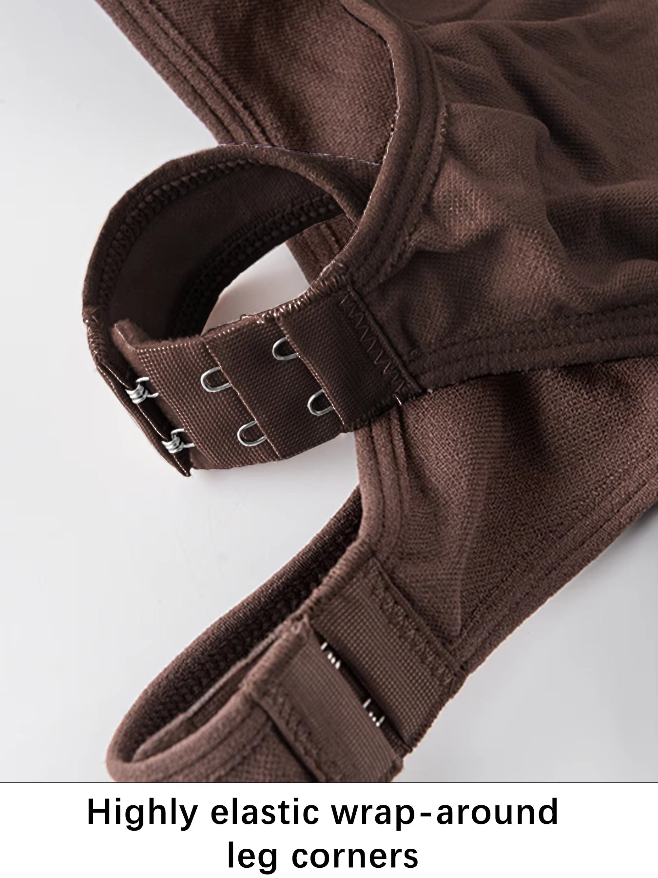 Seamless Shapewear Bodysuit for Women with Light Tummy Control and Open Crotch Design